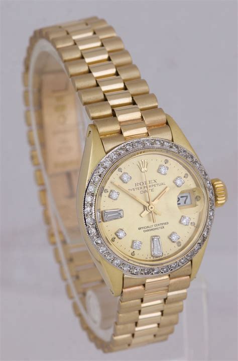 rolex gold female watch|authentic Rolex watches for women.